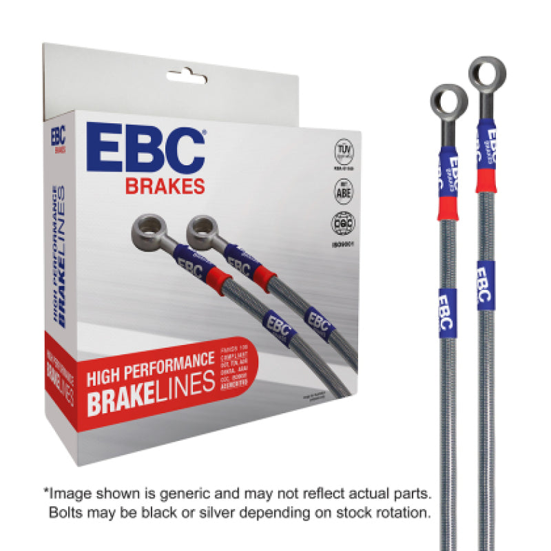 EBC 2001 Chevrolet Silverado 1500 HD (2WD) 4DR Stainless Steel Brake Line Kit