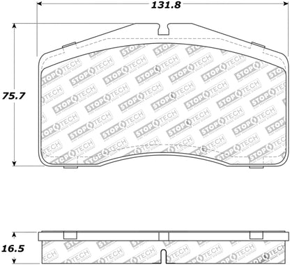 StopTech Street Touring 92-98 Porsche 911 Front Brake Pads