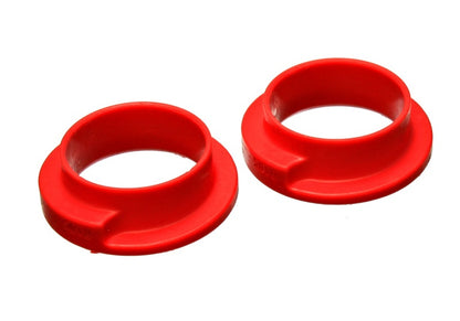 Energy Suspension Universal 2-3/16in ID 3in OD 1in H Red Coil Spring Isolators (2 per set)