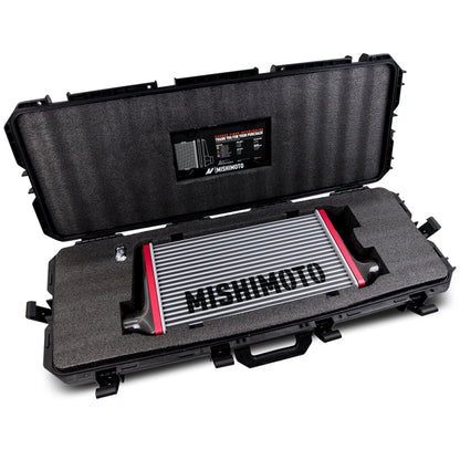 Mishimoto Universal Carbon Fiber Intercooler - Matte Tanks - 600mm Silver Core - S-Flow - R V-Band