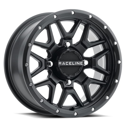 Raceline A94B Krank 14x7in / 4x110 BP / 10mm Offset / 83.8mm Bore - Satin Black Wheel