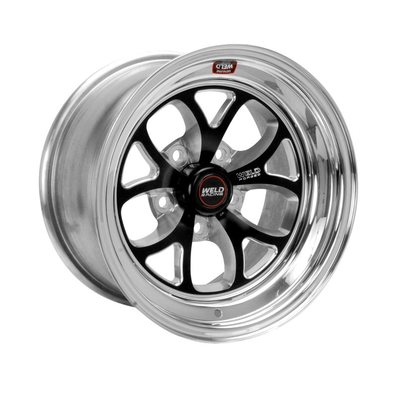 Weld S76 15x8 / 5x4.5 BP / 5.5in. BS Black Wheel (Medium Pad) - Non-Beadlock