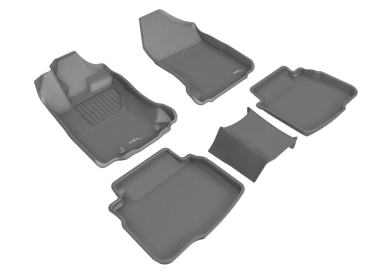 3D MAXpider 20-21 Subaru Legacy/Outback Kagu 1st Row Floormat - Gray