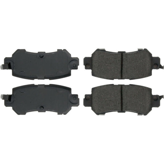 PosiQuiet 10-12 Audi S4 Sedan/08-11 S5 Coupe/10-12 S5 Cabriolet Conv Rear Semi-Metallic Brake Pads