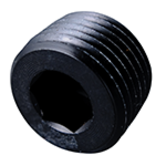 Fragola 1/8 NPT Pipe Plug- Internal Black