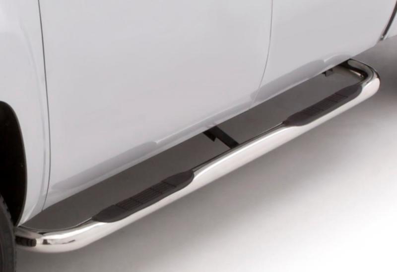 Lund 15-18 Ford F-150 SuperCab 3in. Round Bent SS Nerf Bars - Polished