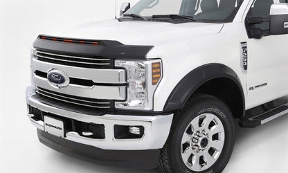 AVS 17-22 Ford F-250/F-350/F-450/F-550 Super Duty Low Profile Aeroskin Lightshield Pro - Black