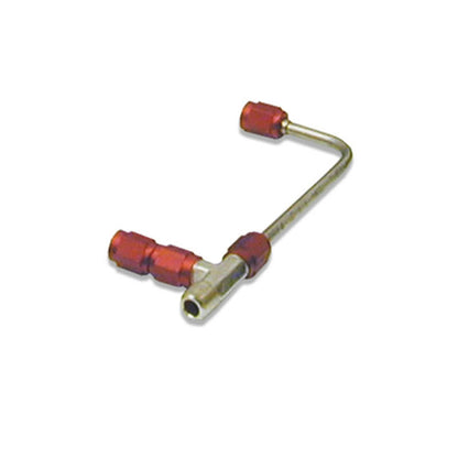 Nitrous Express 4500 Gemini SS Solenoid to Plate Connectors - Red (Old Style Plate)