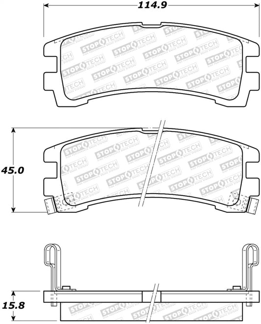 StopTech Street Brake Pads