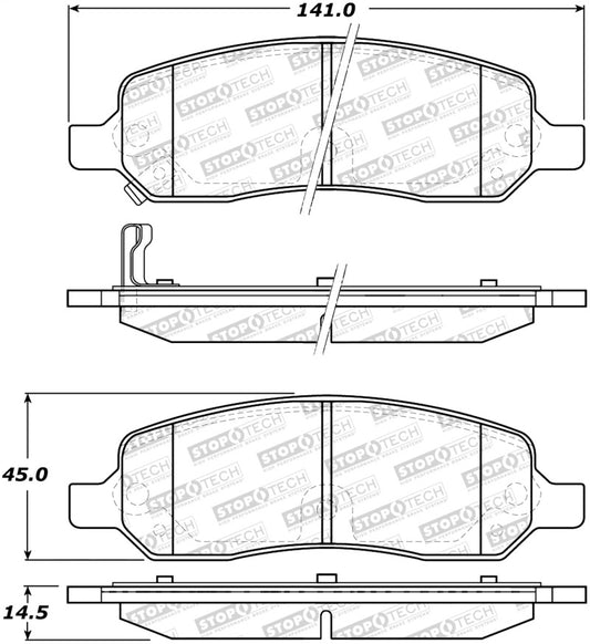 StopTech Street Brake Pads