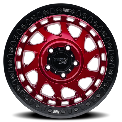 Dirty Life 9313 Enigma Race 17x9 / 6x139.7 BP / -38mm Offset / 106mm Hub Crimson Candy Red Wheel