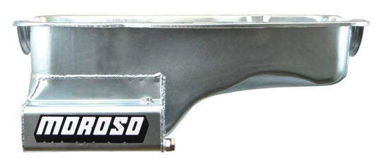 Moroso Ford 351W (w/Front Sump) Kicked Out Wet Sump 7qt 8in Steel Oil Pan