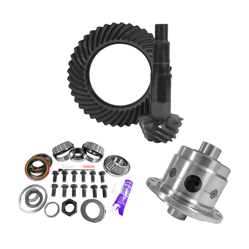 Yukon Gear 11.25in Dana 80 Thin 3.73 Rear Ring & Pinion Install Kit 35 Spline Positraction 4.375in