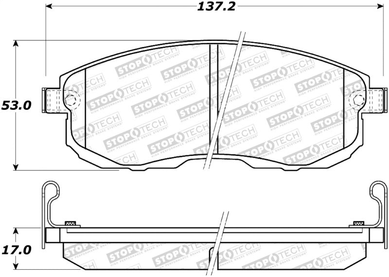 StopTech Street Brake Pads