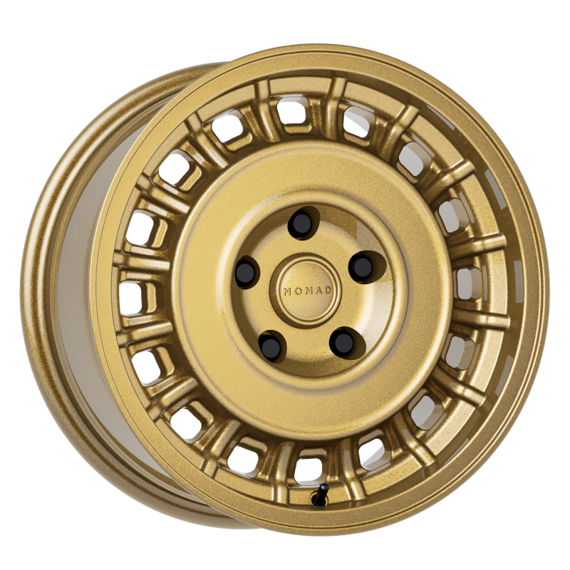 Nomad N502GR Arvo 15x7in / 5x100 BP / 15mm Offset / 56.1mm Bore - Gloss Gold Wheel