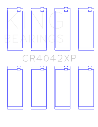 King Engine Bearings BMW M40/M42/M43/M44 1.6L 1.8L 1.9L Performance Rod Bearing Set - Size STD