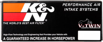 K&N Street Metal Intake System for Harley Davidson - Color (Red) - Style (Round) - Size (9-11 Flux)