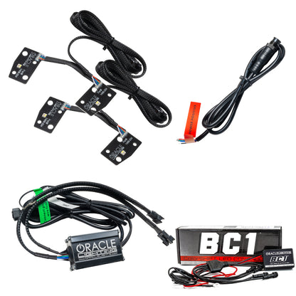 Oracle 2021 Ford Bronco DRL Upgrade w/ Halo Kit - ColorSHIFT w/ BC1 Controller SEE WARRANTY