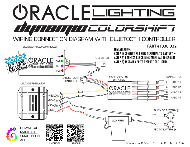 Oracle 13-18 Dodge Ram Dynamic DRL Replacement + Turn Signals - ColorSHIFT - Dynamic SEE WARRANTY