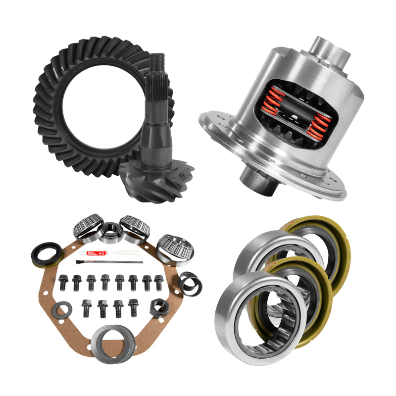 Yukon Gear 9.25in CHY 3.55 Rear Ring & Pinion Install Kit 31 Spline Positraction 1.7in Axle Bearings