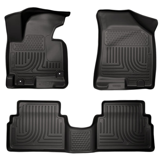 Husky Liners 11-12 Kia Sportage WeatherBeater Combo Black Floor Liners