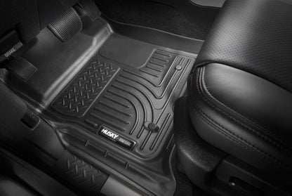 Husky Liners 21-23 Jeep Grand Cherokee L (w/2nd Rw Bnch) WeatherBeater FR+2nd Seat Floor Liner - Blk