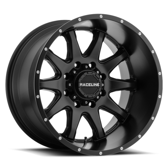 Raceline 930B Shift 20x9in / 5x150/5x139.7 BP / 0mm Offset / 110.3mm Bore - Satin Black Wheel