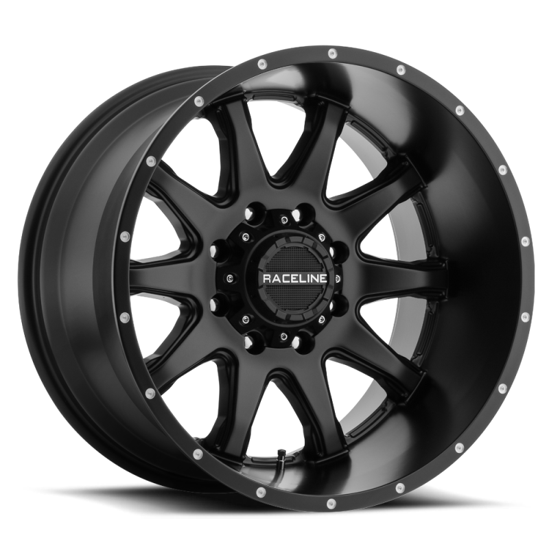 Raceline 930B Shift 18x8in / 5x114.3/5x120 BP / 35mm Offset / 74.1mm Bore - Satin Black Wheel