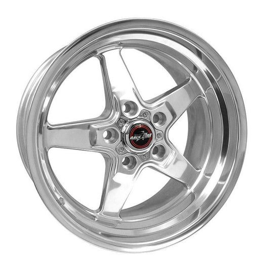 Race Star 92 Drag Star 17x9.5 5x4.75bc 7.53bs Direct Drill Polished Wheel