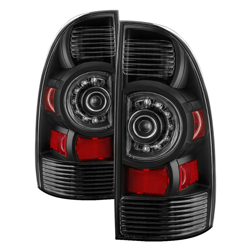 xTune  Toyota Tacoma 09-15 OEM LED Style Tail Lights - Black ALT-JH-TTA09-OE-BK