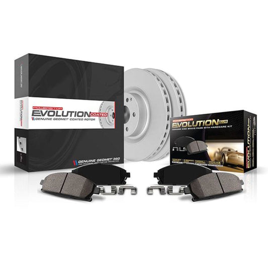 Power Stop 2021 Nissan Rogue Rear Z17 Coated Brake Kit