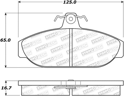 StopTech Street Brake Pads - Front