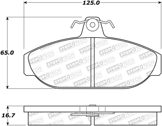 StopTech Street Brake Pads - Front