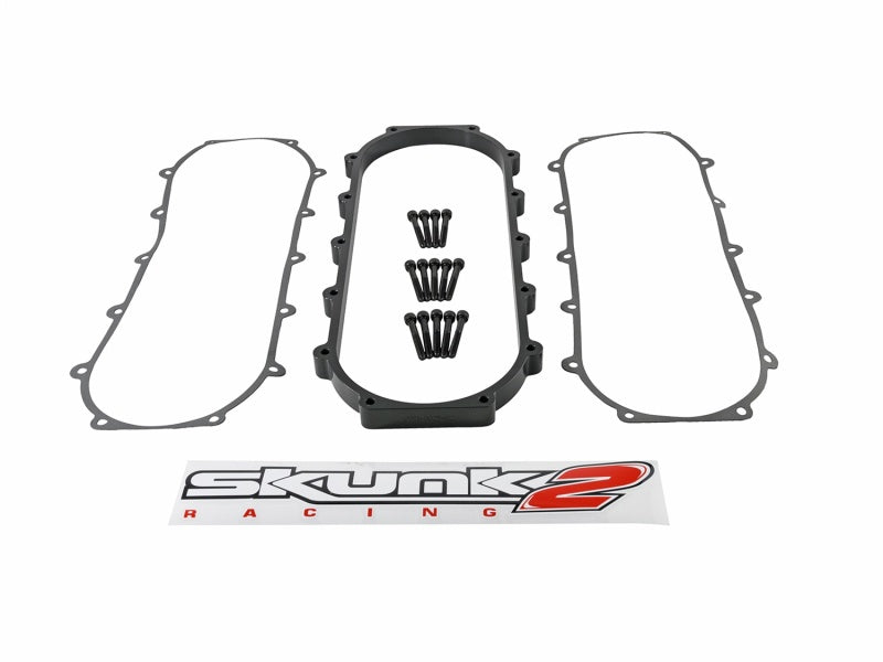 Skunk2 Ultra Series Honda/Acura Black RACE Intake Manifold 1 Liter Spacer (Inc Gasket & Hardware)