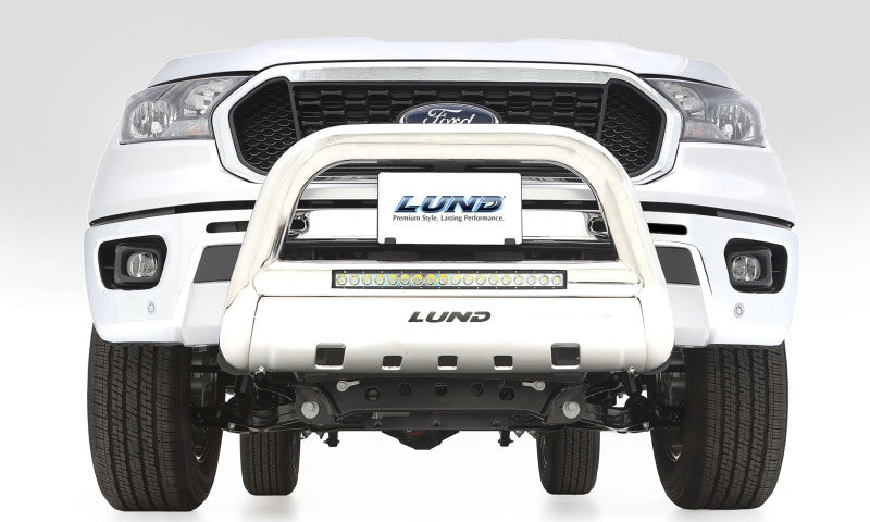 Lund 20-22 GM 2500HD/3500HD Bull Bar w/Light & Wiring - 304 Stainless Steel