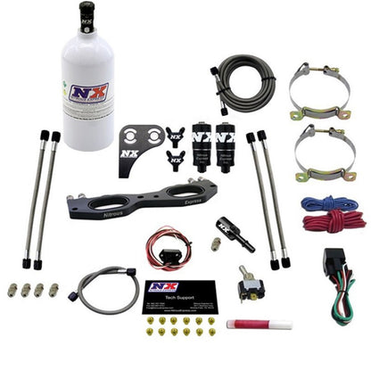 Nitrous Express Polaris RZR 1000cc Nitrous Plate Kit w/2.5lb Bottle