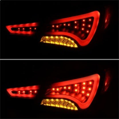 Spyder Hyundai Sonata 11-13 LED Tail Lights Light Bar Black ALT-YD-HYSON11-LED-BK