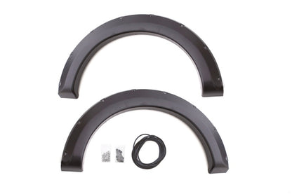 Lund 08-10 Ford F-250 RX-Rivet Style Textured Elite Series Fender Flares - Black (2 Pc.)