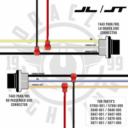 Oracle Pre-Runner Style LED Grille Kit for Jeep Gladiator JT - Amber SEE WARRANTY