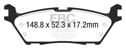 EBC Brakes Yellowstuff Performance Brake Pads