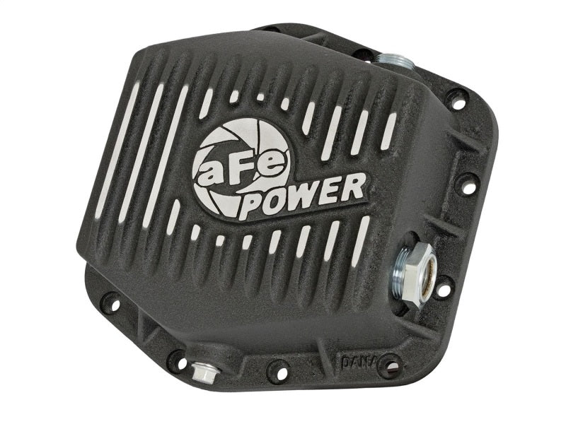 aFe Power Rear Differential Cover (Machined Black) 15-17 GM Colorado/Canyon 12 Bolt Axles