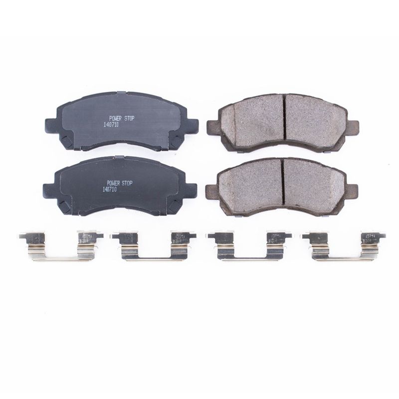 Power Stop 97-01 Subaru Impreza Front Z17 Evolution Ceramic Brake Pads w/Hardware