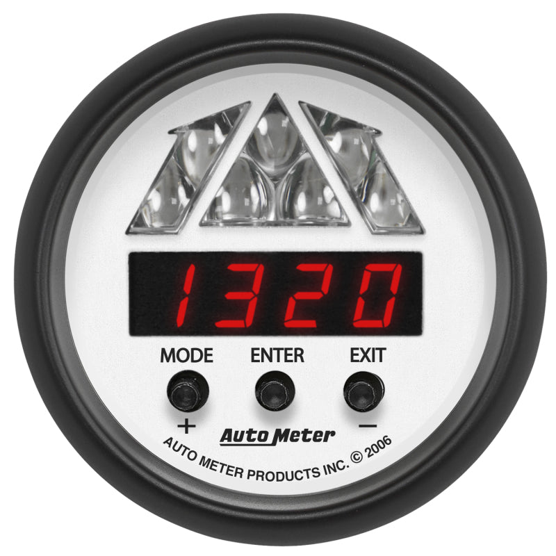 Autometer Phantom 2-1/16in Digital Pro Shift System Shift Light Level 1 Gauge