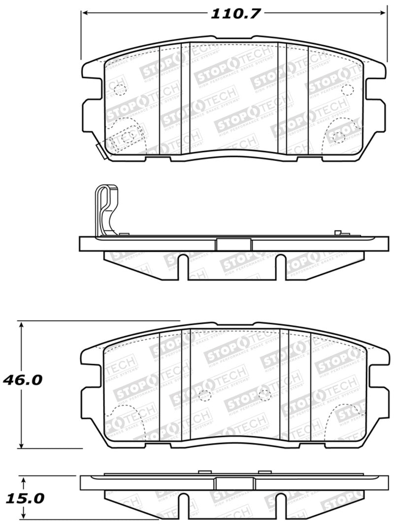 StopTech Street Brake Pads