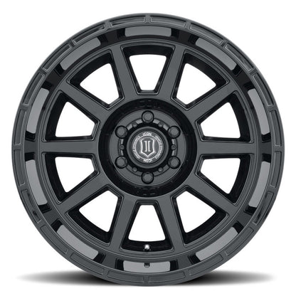 ICON Recoil 20x10 6x5.5 -24mm Offset 4.5in BS Gloss Black Wheel