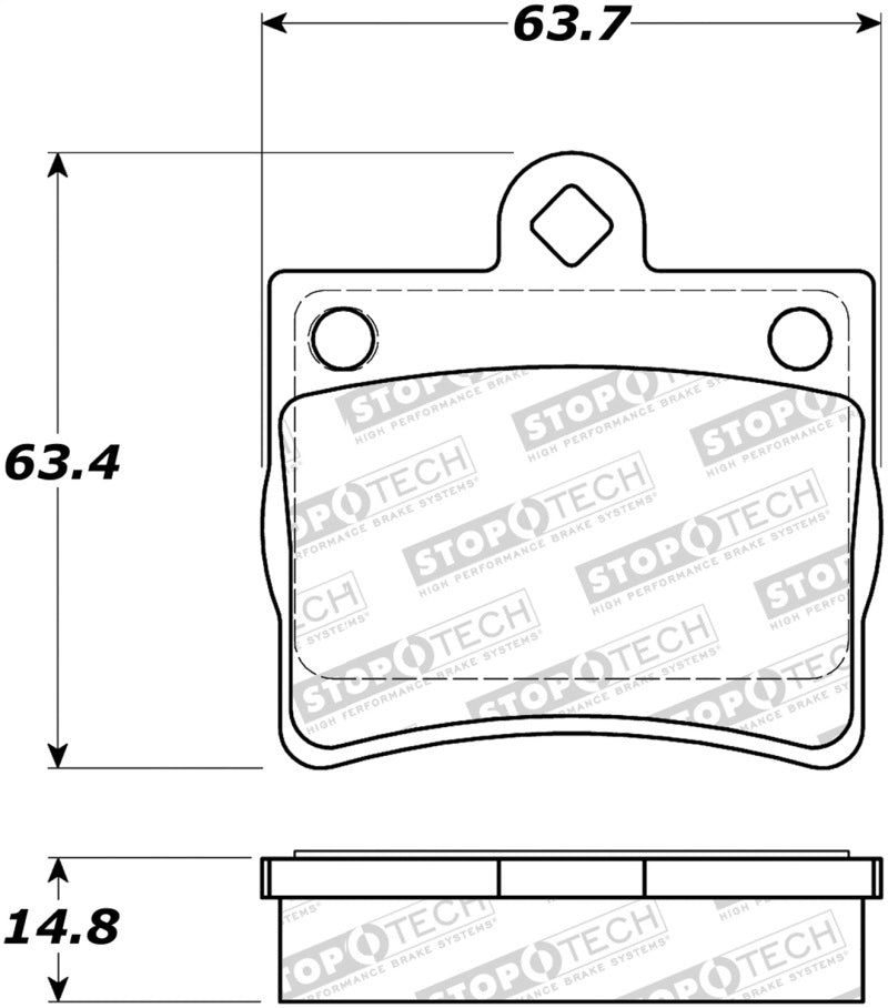 StopTech Street Brake Pads