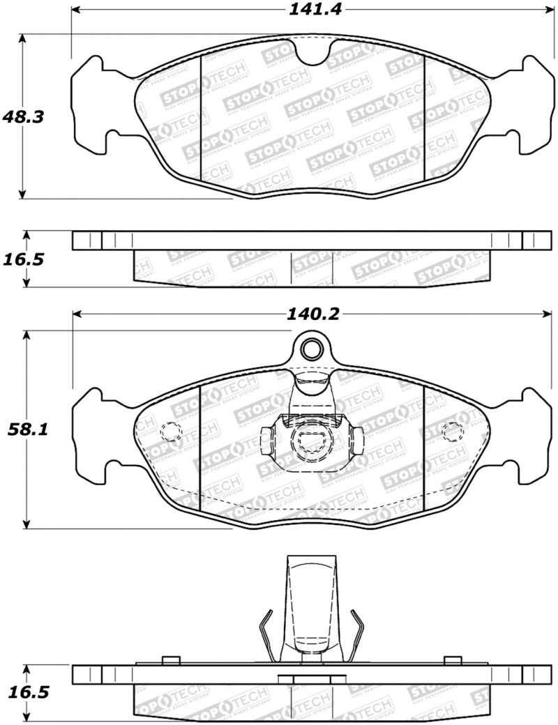 StopTech Street Brake Pads