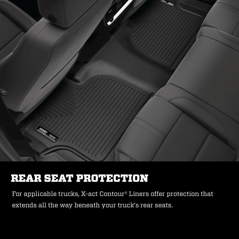 Husky Liners 2022 Hyundai Santa Cruz X-Act Contour 2nd Seat Floor Liner - Black