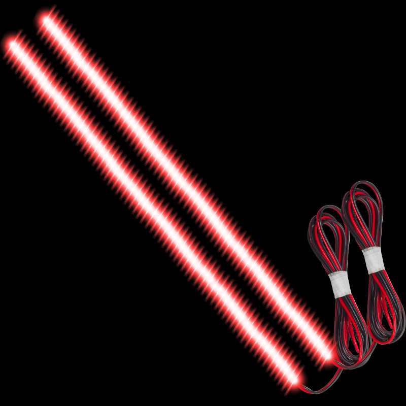 Oracle 4in LED Concept Strip (Pair) - Red