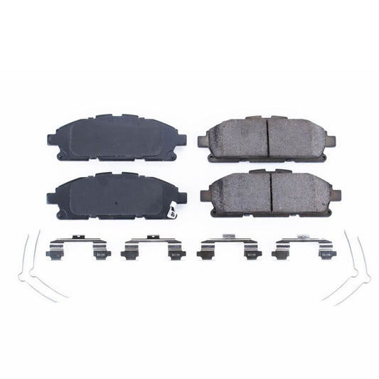 Power Stop 11-17 Nissan Quest Front Z17 Evolution Ceramic Brake Pads w/Hardware